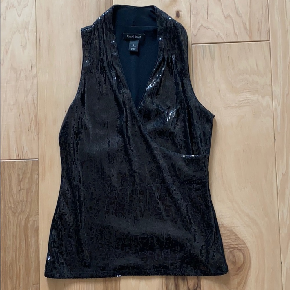 White House Black Market sequined top